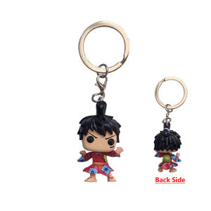 Bandai | One Piece KeyChain Roronoa Zoro Tony Chopper LawKeychain Japanese Cartoon Anime Doctor Action Figures Toys