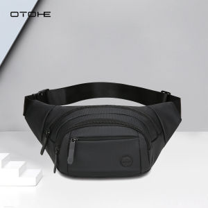 OTOHE กระเป๋าเอวผู้ชายกระเป๋ากีฬากลางแจ้งกระเป๋าออกกำลังกายขนาดใหญ่ความจุกระเป๋าสบาย ๆ ถนนผ้าใบกระเป๋าอเนกประสงค์แฟชั่นกระเป๋ากระเป๋าออกกำลังกายสำหรับผู้ชายผู้หญิง