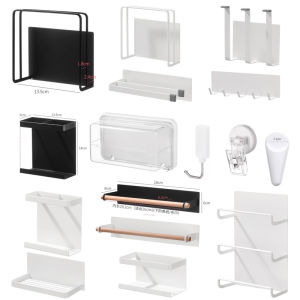 Metal Hole Board Hook Accessories Magnetic Absorption Storage Rack round Hole Universal Hanging Nails Desk Special DIY Parts