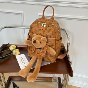 กระเป๋าเป้สะพายหลังผู้หญิงลายการ์ตูน กระเป๋าเดินทางแฟชั่นสไตล์ใหม่ปี 2025 กระเป๋าสะพายไหล่ลายการ์ตูนสุดเก๋ไก๋สำหรับเดินทาง