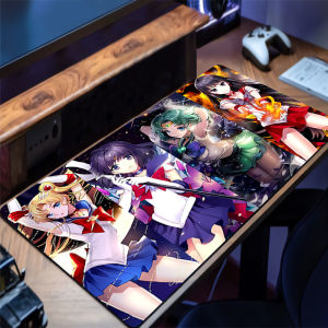 Bandai | Mouse Pad S-Sailor Moon cm Professional eSports Game Players Speed Lock Edge Rubber Extended Desk Mat Mousepad Keyboard Mat