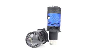 H4 Mini Bi LED Projector Lens Headlight Bulb 120W Turbo Lamp High Low Beam Led Lenses for Car Motorcycle Light LHD RHD Universal