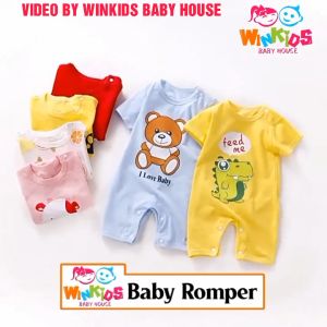 Winkids Baby Clothes Baby Rompers Newborn Baby Clothing Boy Girl Short Sleeve Baby Jumpsuits Baju Bayi Rompers