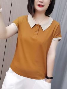QIAOXIZI | Plus Size Summer T-shirt for Middle-aged Mothers