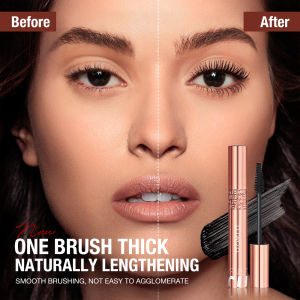 O.TWO.O Black Mascara Lengthens Eyelashes Extension Waterproof 5D Silk Fiber Mascara Extra Volume Mascara Cosmetics Makeup