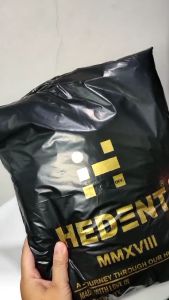 Hedent inv. Sweater Hoodie Zipper Keren Aesthetic Basic Pria Wanita Warna Hitam Lengan Panjang Bahan Fleece Tebal Premium