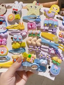 14 Pcs Korean Style Childrens Hair Clip Princess Cute Sweet Baby Clip Hair Accessories