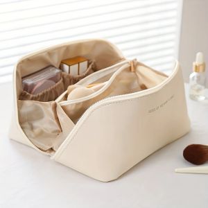 W01 Makeup Organizer Female Toiletry Kit Bag Make Up Case Storage Pouch Luxury Lady Box Cosmetic Bag Organizer Bag For Travel Zip