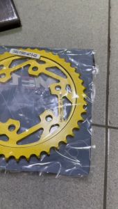 Yamaha Y16 14T-43/44T REGINA CHAIN Gold Chain & Italy Mettal Sprocket Set 100% ORIGINAL
