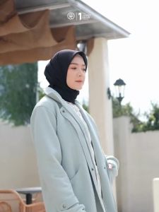 Jaket Hijab Hijacket Marwah Outerwear Wanita Hijaber Muslimah Outdoor Casual Panjang Syari