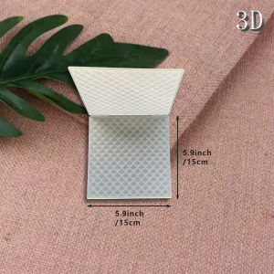 3D embossed folders ideal for DIY scrapbooking and card making - fantasy diamond grid texture birthday party decoration crafti