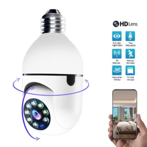 2.4G Wifi E27 Bulb Surveillance Camera 2MP Night Vision Automatic Human Tracking 4X Digital Zoom Video smart home Security Monitor 32 64 128GB