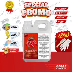 RAJS Toilet CLEANER CAIRAN PEMBERSIH KERAK KAMAR MANDI TOILET WASRAFELKlosettorenalat dapurDLL