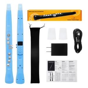 IRIN | IRIN 99 Tones MIDI Electric Blowpipe Electronic Saxophone Flute Clarinet 99 Kinds of Wind Instruments with Storage Bag USB Cable