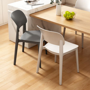 Comfortable Modern Nordic Dining Chair with Thickened Backrest