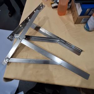 BRACKET AC / BREKET SIKU / BRACKET AC STAINLESS FLEXIBLE ( 1-1.5PK ) 45CM