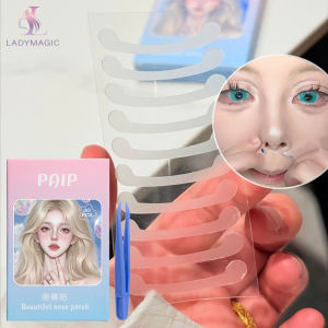 30Pcs Nose Lifting Strips With Tweezers Clear Invisible Nose Slimming Strips Shrinking Nose Wing Patch For Cosplay Makeup