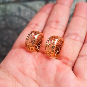 Bông tai nữ xuping hoa tím SGJ DX2 phong cách châu âu