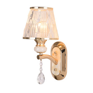 Modern Simple Bedroom Wall Light Golden LED
