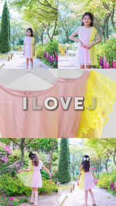 Girls’ Candy Lace Short Sleeves Dress – Korea’s Premium Kidswear by I LOVE J (Ages 4–11)