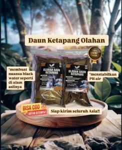 DAUN KETAPANG LAUT OLAHAN KEMASAN SEDANG SUDAH DI OLAH PROSES FERMENTASI