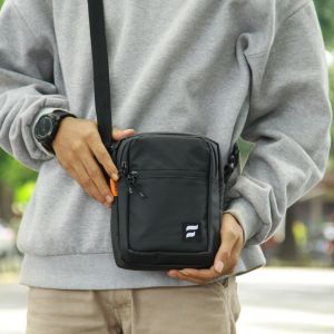 Tas selempang Pria waterproof Fansy Kiddo Black