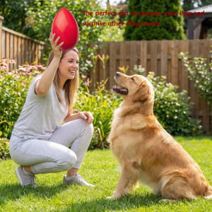 8cm Funny Egg Mixed-color Chewable Dog Bite-resistant Ball Toy Funny Egg Interactive Dog Tough Chew Toy Strange Egg Pet Toy