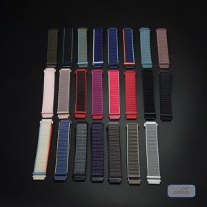 【𝟐𝟎+ 𝐂𝐨𝐥𝐨𝐫𝐬】Mibro Watch Lite / C2 / T1 / Color 20mm Watch Strap Nylon Woven Loop Band Velcro Wristband