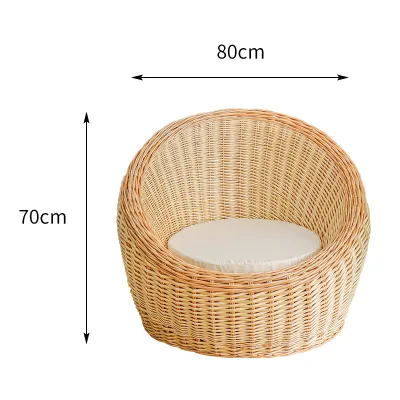 Handmade Wicker Sofa Chair Furniture