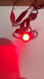 LAMPU LED EAGLE EYE STROBO 3 LED DRL MATA ELANG FLASH DENGAN BREAKET PUTIH MERAH BIRU HIJAU MANTAP