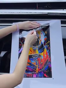Stiker Pilar Pintu Mobil: Satu Set Kanan Kiri Stiker Melindungi Mobil