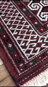 TABRIZ CARPETS TURKOMAN Persian Hand knotted Carpet Prayer Rug Sajadah Authentic 125x80 in-stock