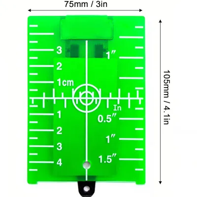 Laser Target Magnetic Floor Target Plate with Bracket Standard Accessory Suitable for Beam Laser Level Enhanced Laser Line