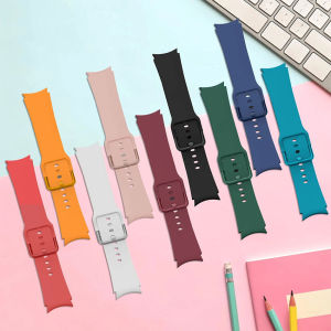Strap Silicone Samsung Galaxy Watch 4/5 20Mm Tali Jam Strap Silikon Smartwatch Tali Jam Tangan Strap Watch Sport