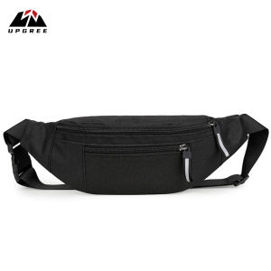UPGREE กางเกงเอวยูนิเซ็กส์กระเป๋ากระเป๋าหน้าอกกีฬากลางแจ้งกระเป๋ากันน้ำขนาดใหญ่ความจุโทรศัพท์กระเป๋าสะพายลำลองแฟชั่นฟิตเนสกีฬาพักผ่อนกระเป๋าสตรีทสำหรับนักศึกษาวิทยาลัย