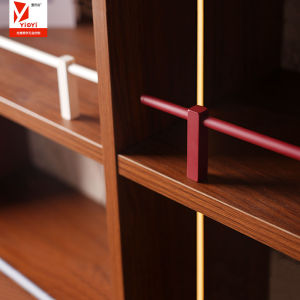 Modern Aluminum Alloy Square Column Fence Pole Wood Cabinet Metal Support Guard Rail Decorative Pole Barrier Home Furniture