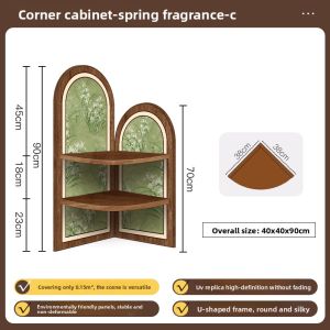 ARTPIONEER | Creative Decorative Corner Shelf Multi-layer Storage Cabinet