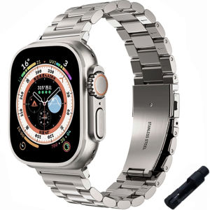 Stainless Steel Strap For Apple Watch Band 45mm Ultra 49mm 46mm 41 40 44mm Watch Strap Metal Bracelet For Iwatch Series 10 9 8 7