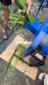 Cacah Rumput Minimalis Dinamo Modifikasi 250 watt coper chopper