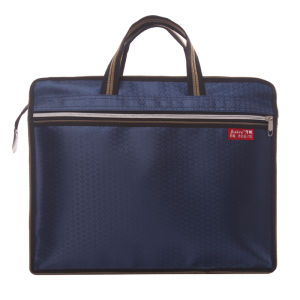 Thickened Oxford Handheld Zipper A4 File Bag Waterproof Document Bag for Men And Women Office Meeting Desktop Bag Promotion Bag