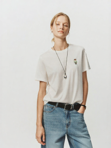 TEENIE WEENIE | Casual Loose Round Collar Tee Shirt