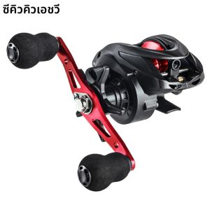LINNHUE Baitcasting reel AC2000 ซ้ายขวามือ 6.3: 1 สีฟ้าสีม่วงสีราคาถูกตกปลา Reel ปลาคาร์พ Casting สําหรับ Bass Reel ตกปลา