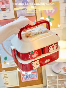 Partitioned Microwave-safe Bento Box
