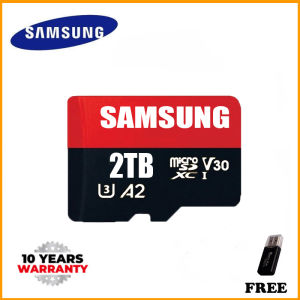 Sansung Memory Card   100% Original (Free Card Reader) (Free Shipping)128GB 256GB 512GB 1024GB 2000GB 1TB memory card U3 4K Class 10 A2 SDXC High Speed 100MB/s micro original TF/SD card for cctv android vivo 128GB 256GB 512GB 1024GB 2000GB 1TB