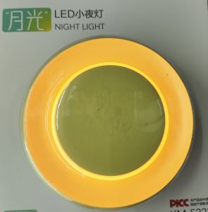 Smart Manual Night Light KM-5222 Low Power Long Burning LED Lamp Cool And Warm Light Photoelectric Control Home Decor Lighting