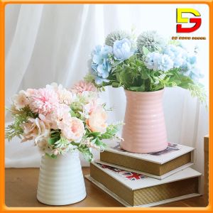 Bình Hoa Giả Để Bàn Trang Trí Bàn Tiếp Khách Làm Việc Quầy Lễ Tân Làm Quà Tặng