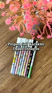 PULPEN PENA BISA DIHAPUS KARAKTER LUCU / PENA AJAIB PULPEN ALAT TULIS SERBAGUNA / ERASABLE PEN GEL