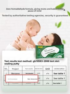 deli | Zero Formaldehyde Waterproof and Mould-Resistant Plugging Clay