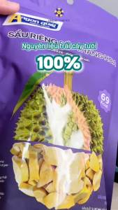 Sầu Riêng Sấy Thăng Hoa A ngon quá! 100% Sầu Riêng Tươi Việt Nam - Gói 10g 15g