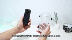 Puluz | Hộp Đựng Chống Nước Tháo Lắp Nhanh PULUZ Dành Cho Máy Ảnh Toàn Cảnh Insta360 X5 Phụ Kiện Kín Nước 60m
